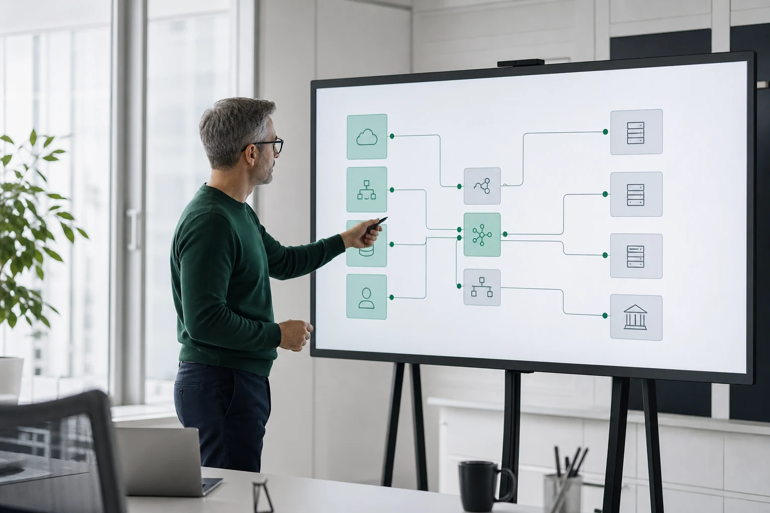 Arquitecto BIKEY diseñando integraciones entre nube y sistemas empresariales